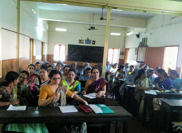 ’Train the trainers’ programme (English) at Holy Family CGHS, Thrissur
