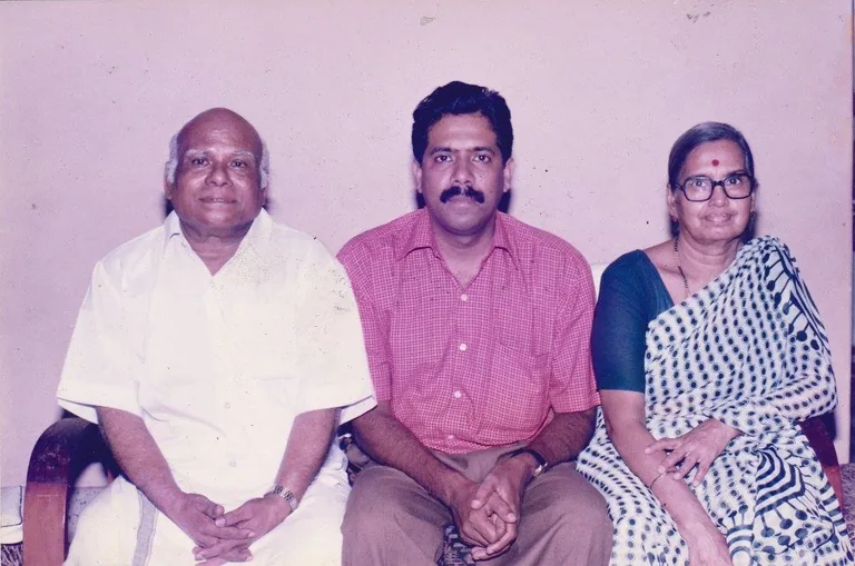 With Mrs. and Mr. Thrissur P Radhakrishnan