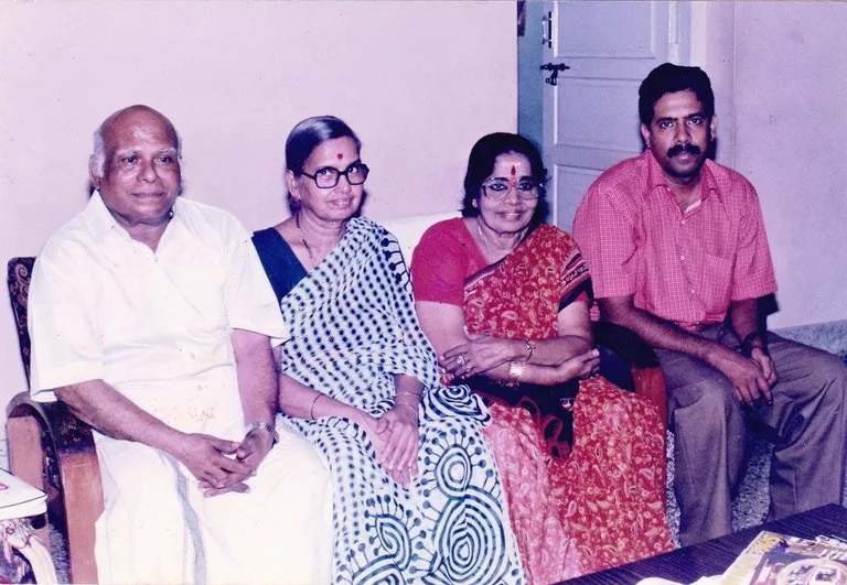 With P. Leela and my Guru Thrissur P Radhakrishnan