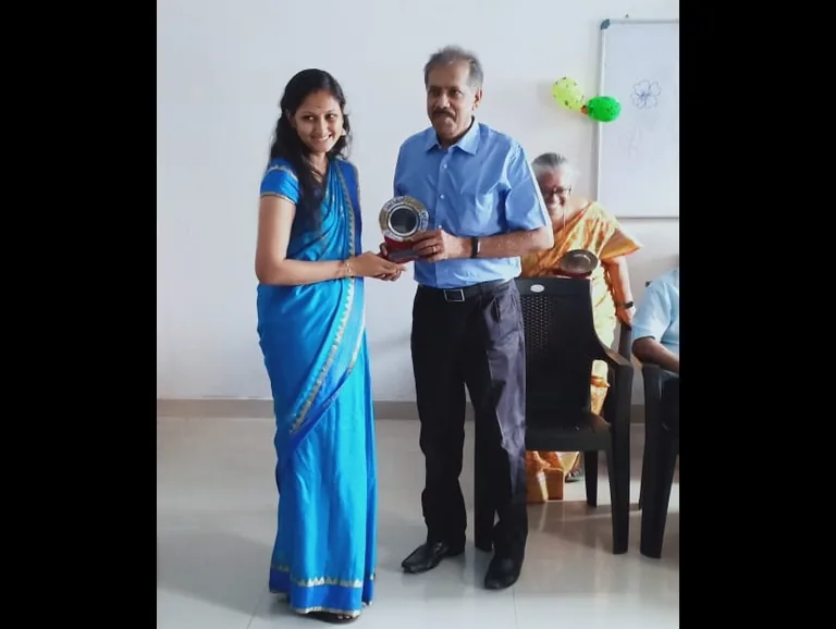 With Bhartiya Vidya Bhavan teacher-trainees